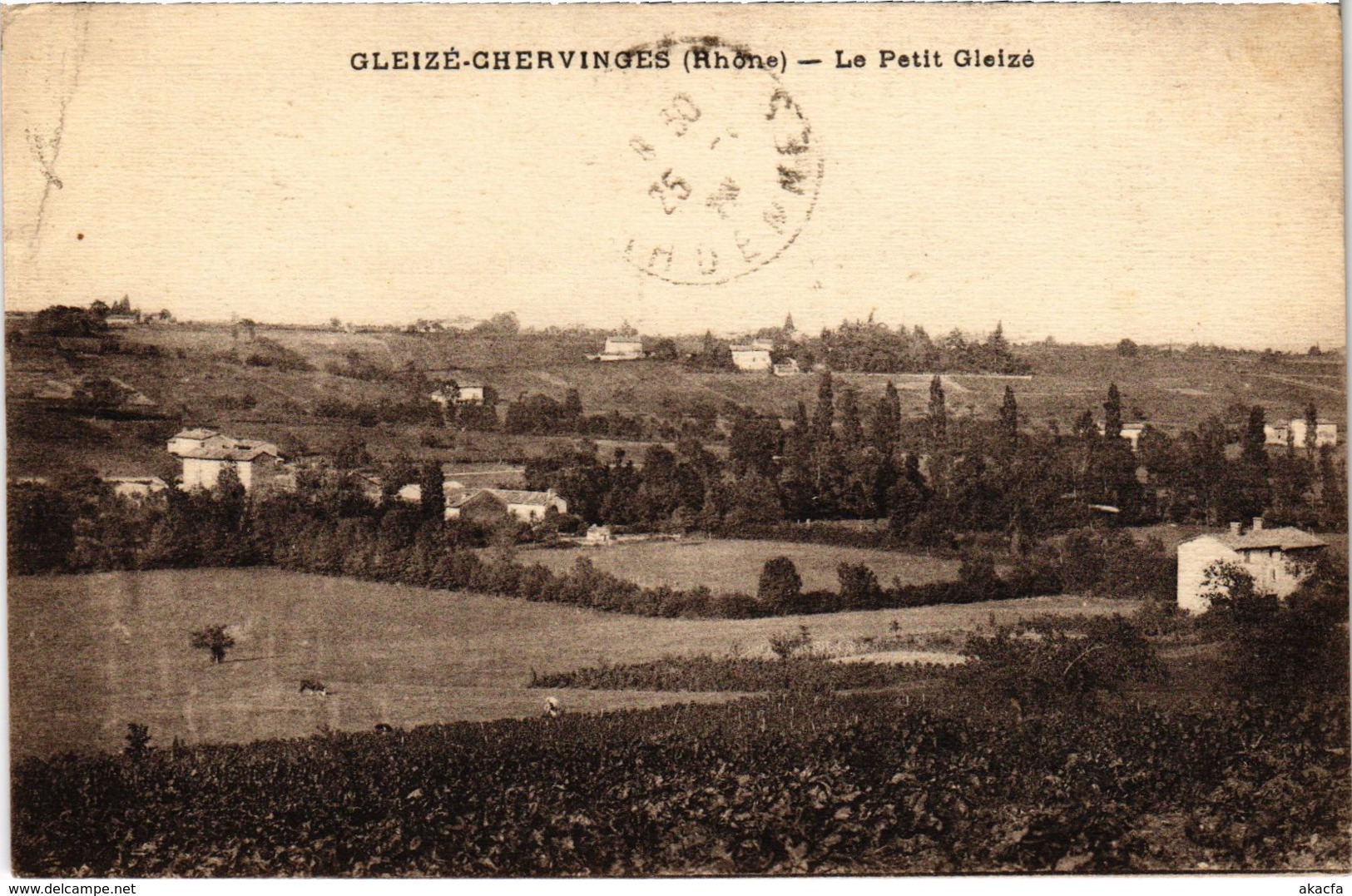CPA GLEIZE CHERVINGES Le Petit GLEIZE Rhone (102047) - Gleize