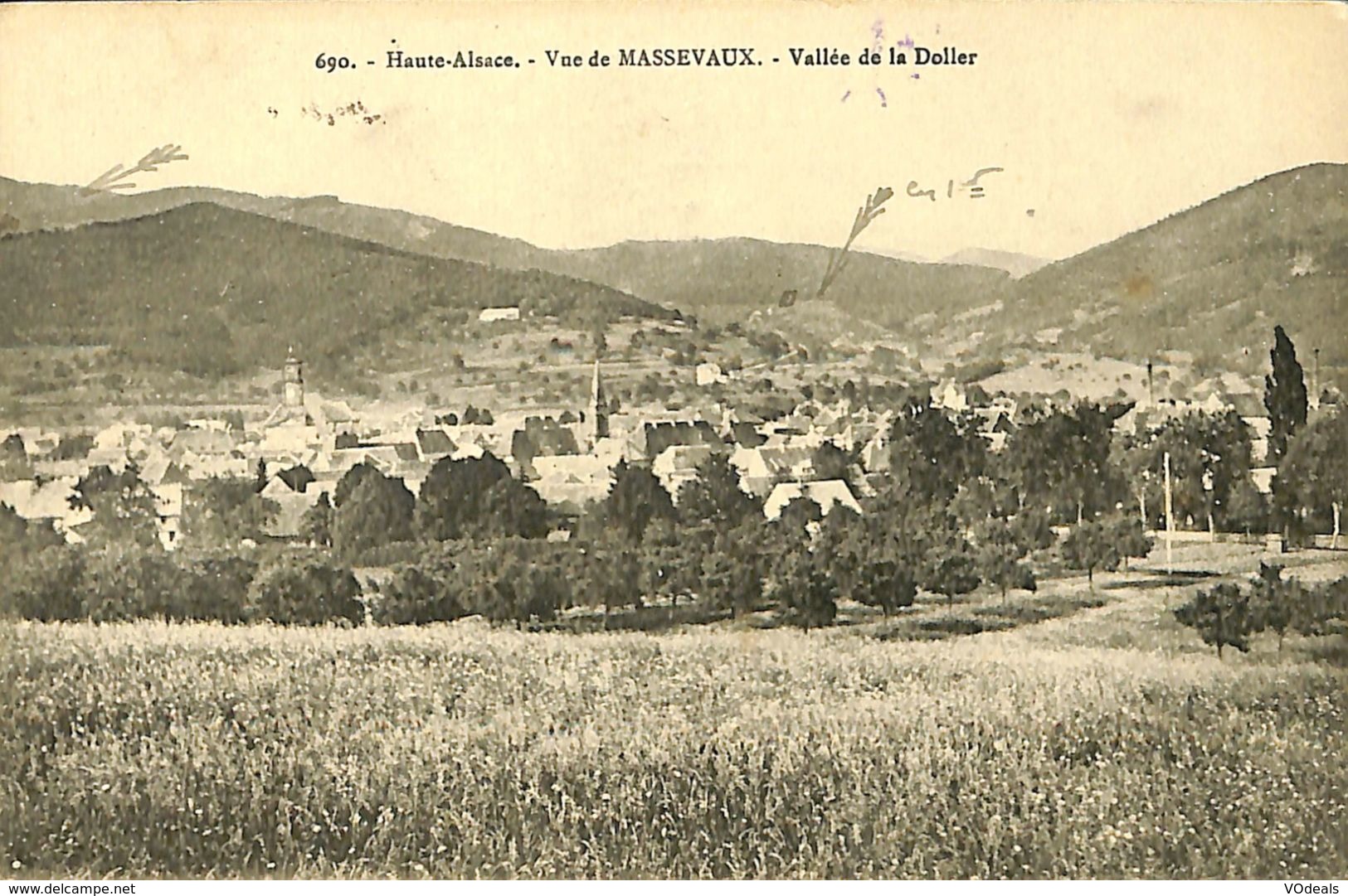 029 647 - CPA - France (68) Haut-Rhin - Vue De Massevaux - Vallée De La Doller - Masevaux