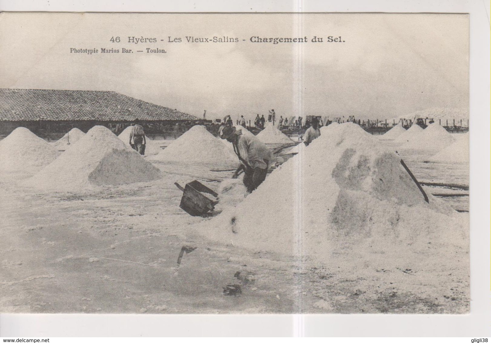 CPA-83-Var- HYERES- Les Vieux-Salins- Chargement Du Sel- - Hyeres