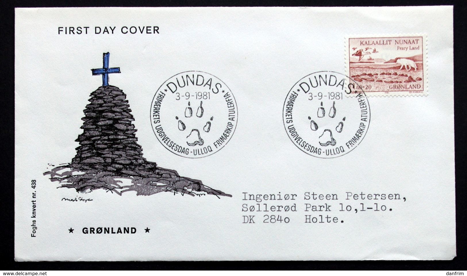 Greenland 1981 Pearyland Expedition  MiNr.130  FDC ( Lot Ks) - FDC