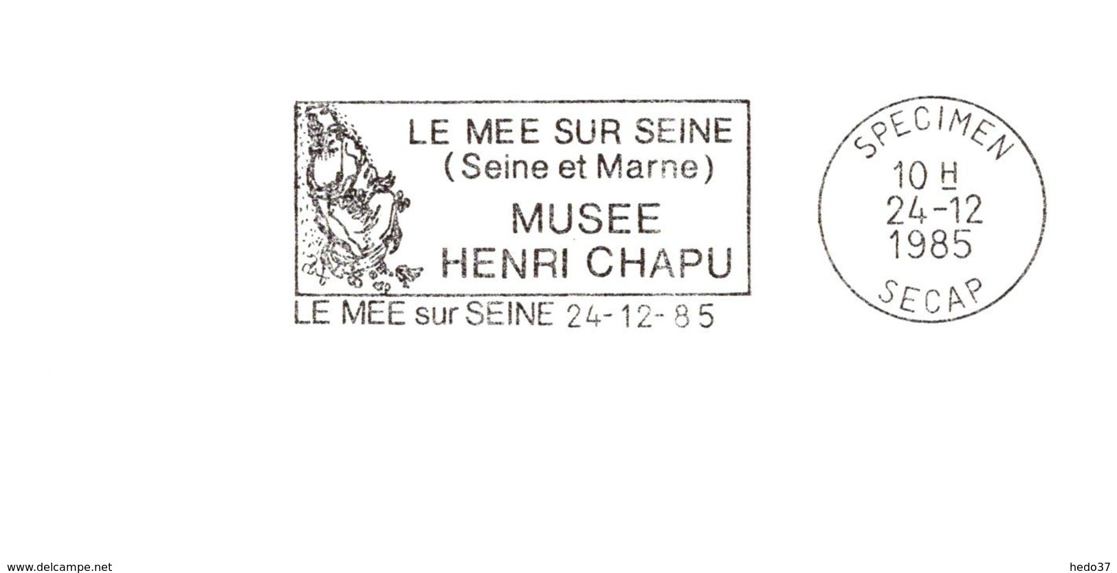 Département De La Seine Et Marne - Le Mée Sur Seine - Flamme Secap SPECIMEN - Mechanical Postmarks (Advertisement)