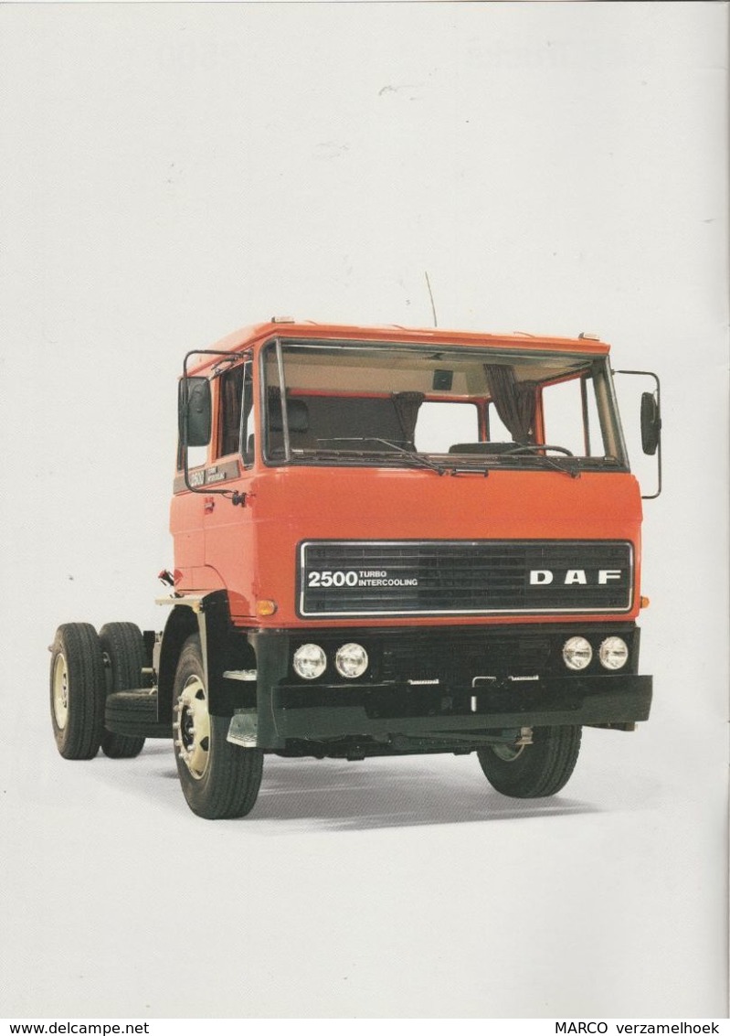 Brochure-leaflet DAF Trucks Eindhoven DAF 2500 - Camions