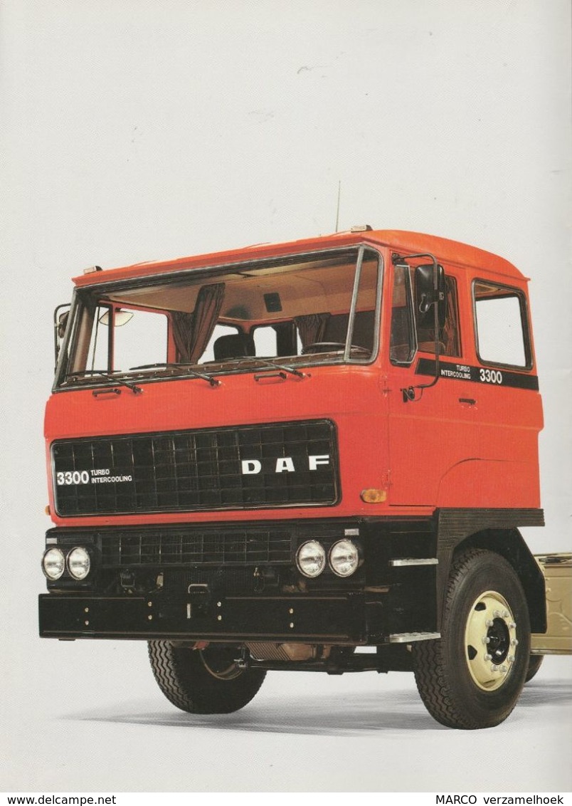 Brochure-leaflet DAF Trucks Eindhoven DAF 3300 - Camions