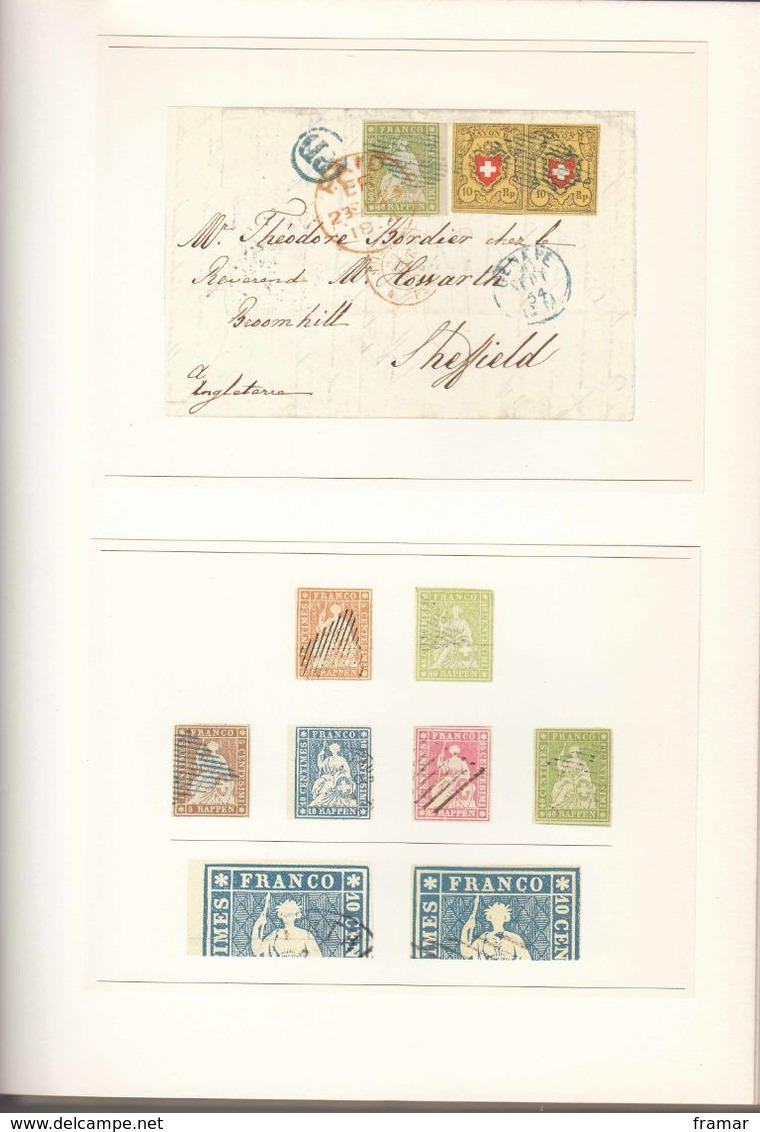 SUISSE  - Scheizer Briefmarken - Band 1 & 2 - Max Hertsch - Kurt Wirth - Philately And Postal History