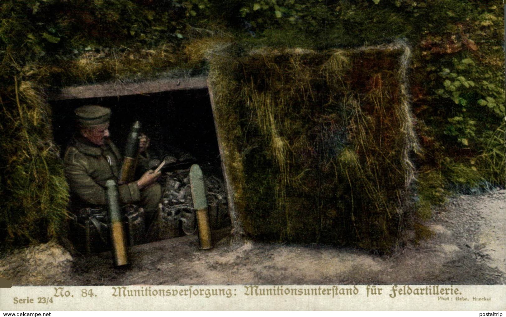 Munitionsverforgung.   WWI WWICOLLECTION - Weltkrieg 1914-18