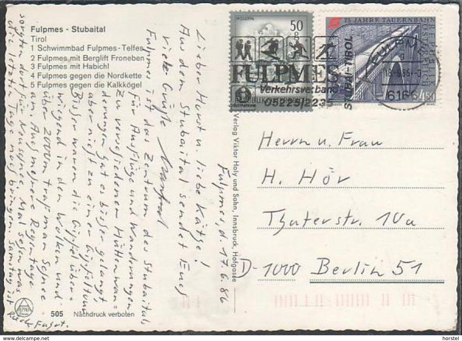 Austria - 6166 Fulpmes - Im Stubaital - Alte Ansichten - 2x Nice Stamps - Neustift Im Stubaital