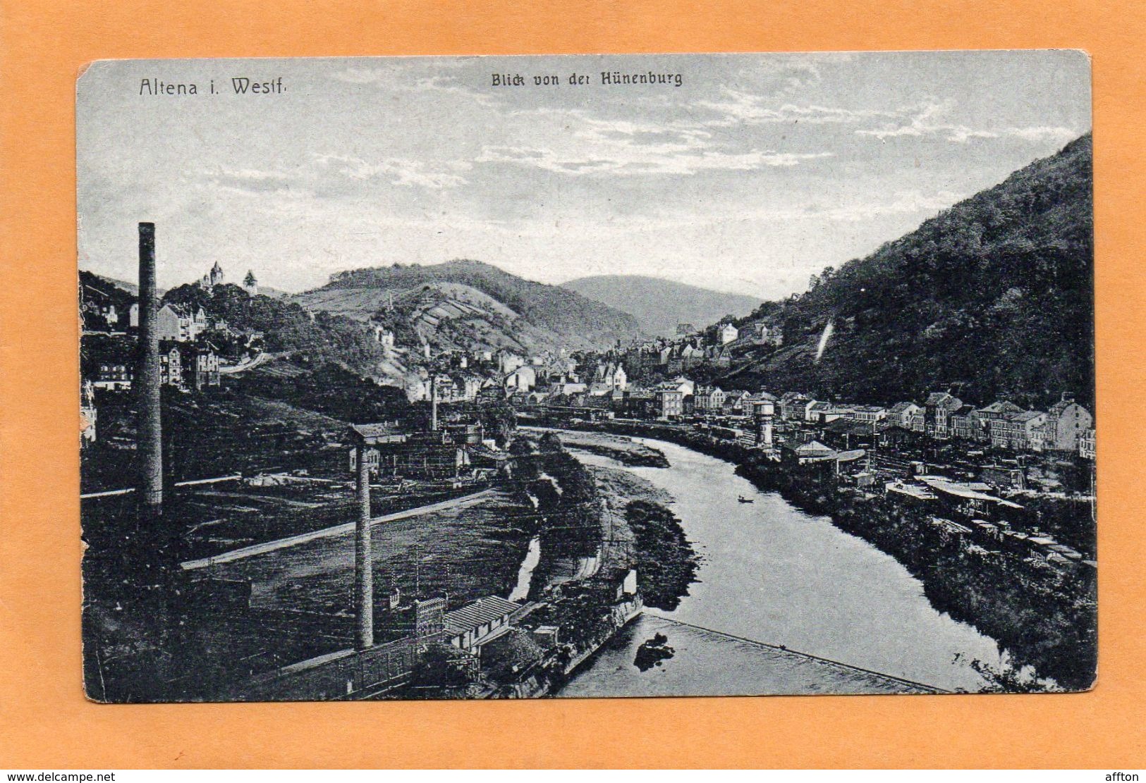 Altena I Westf Germany 1908 Postcard - Altena