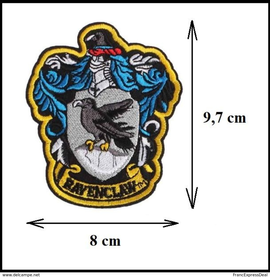 Écusson Brodé Thermocollant NEUF ( Patch Embroidered ) - Harry Potter Serdaigle Ravenclaw ( B ) - Ecussons Tissu