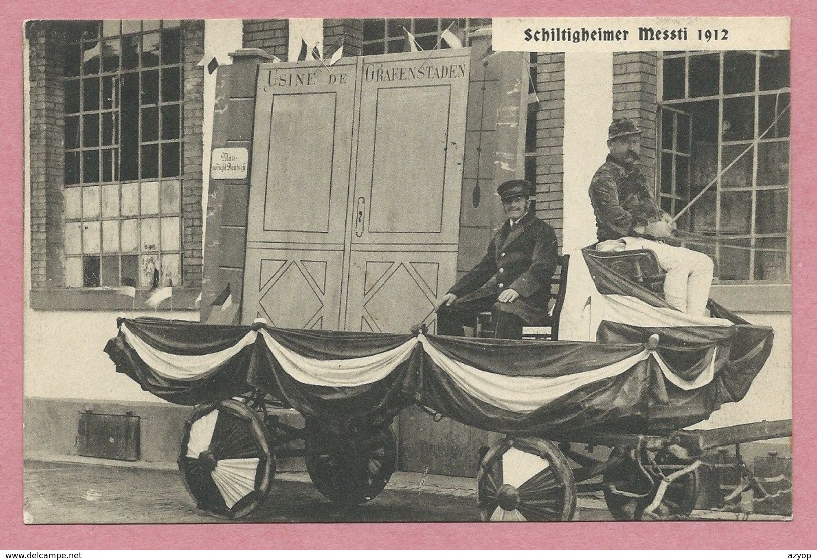 67 - SCHILTIGHEIM - Schiltigheimer Messti 1912 - Char - Cocher - Schiltigheim
