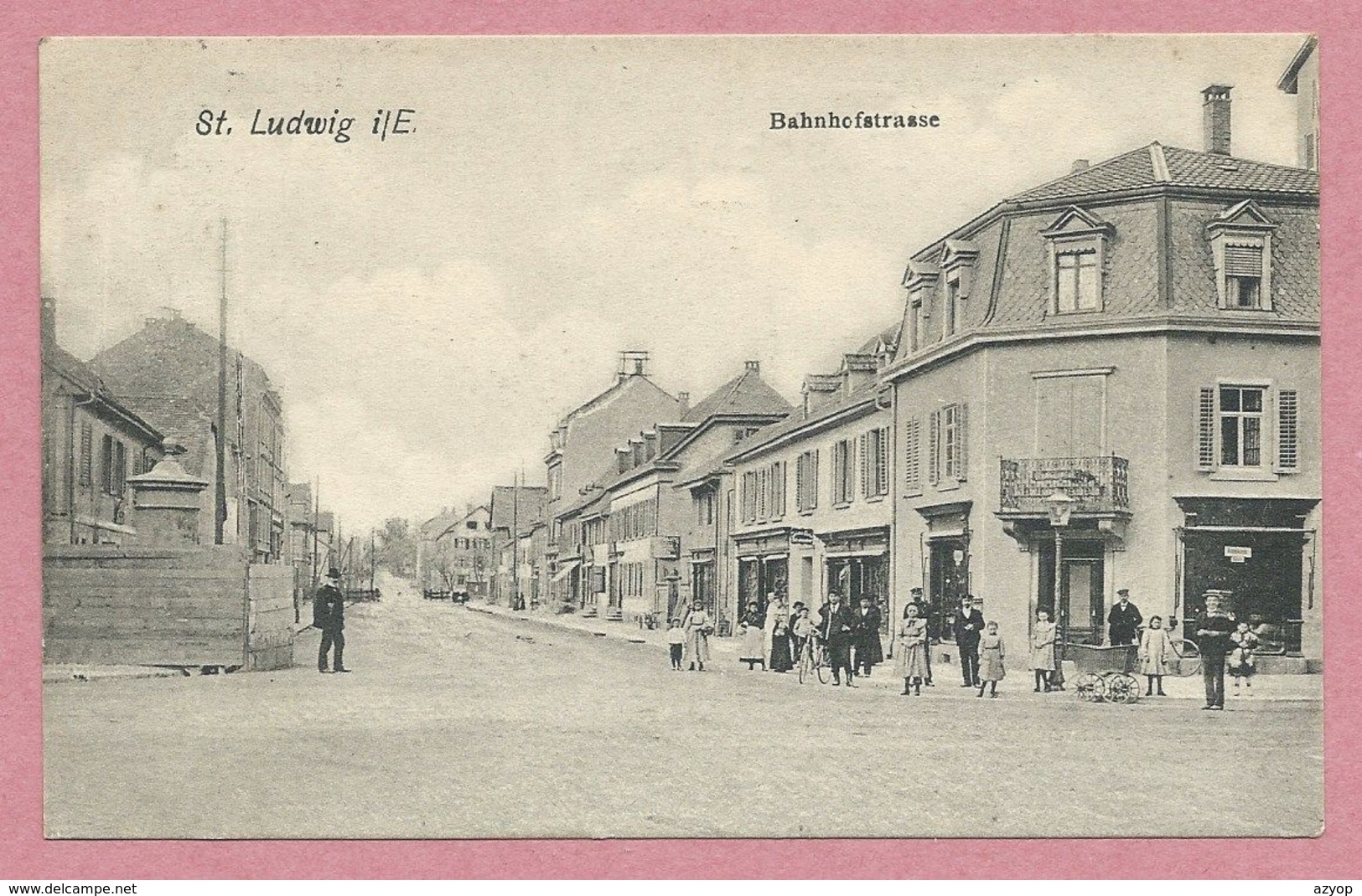 68 - SANKT-LUDWIG - SAINT-LOUIS - Bahnhofstrasse - Commerces - Saint Louis