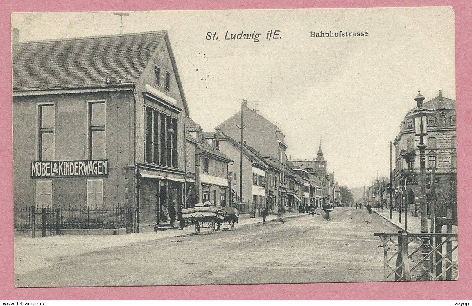 68 - SANKT-LUDWIG - SAINT-LOUIS - Bahnhofstrasse - Commerce - Möbel Und Kinderwagen - Saint Louis
