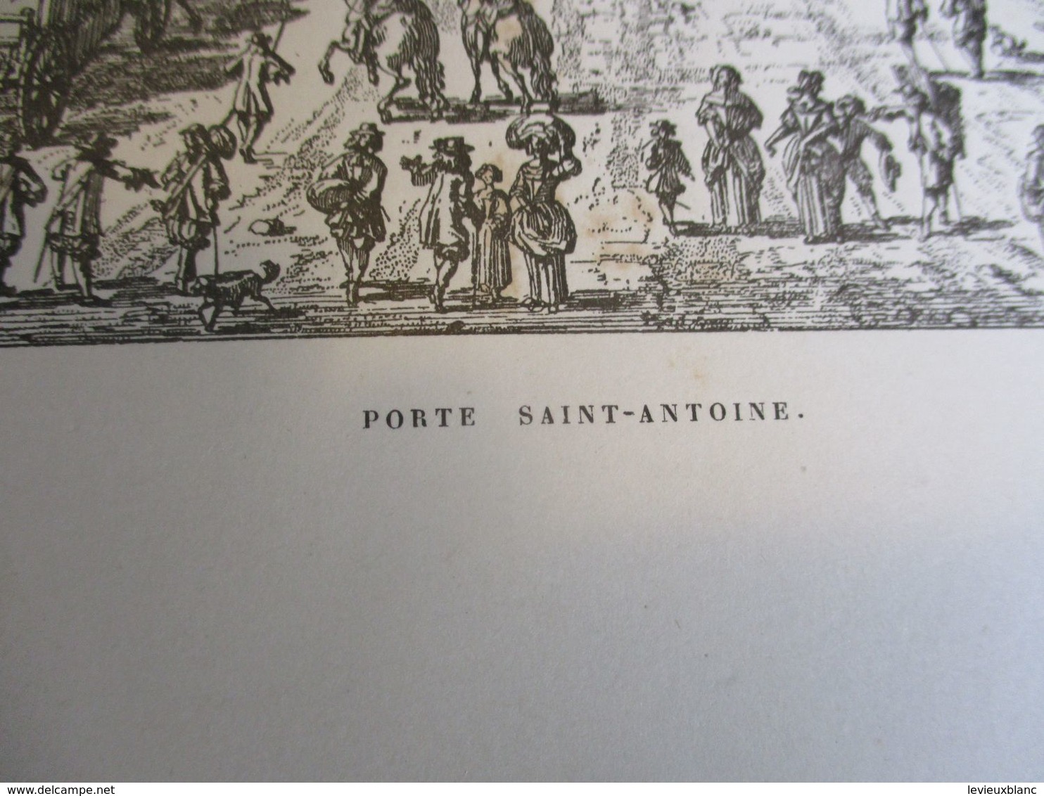 Grande Gravure Porte Saint Antoine /PARIS Sous LOUIS XIV/Monuments Et Vues/A Maquet/1883 GRAV372 - Estampes & Gravures