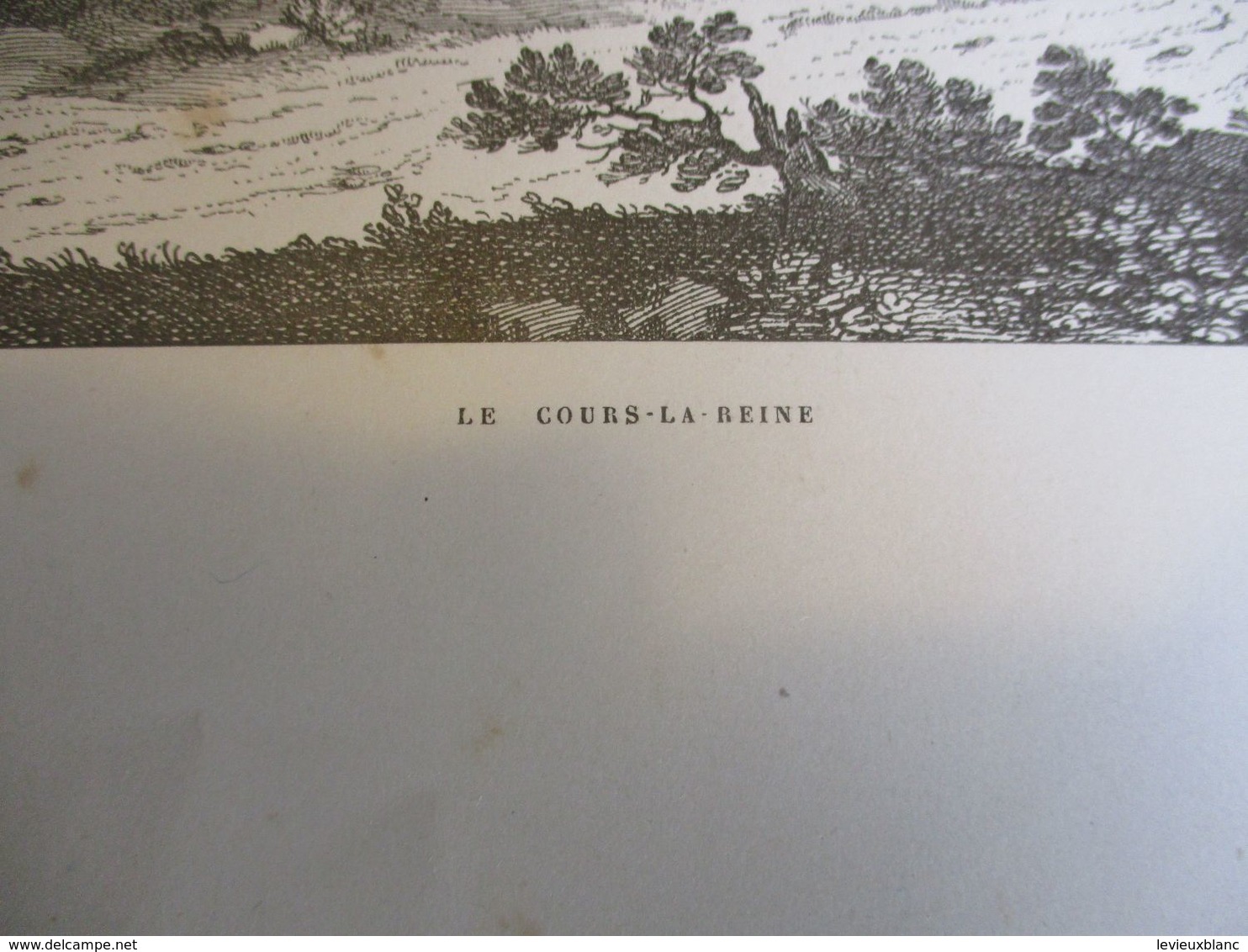 Grande Gravure Le Cours -la-Reine/PARIS Sous LOUIS XIV/Monuments Et Vues/A Maquet/1883 GRAV375 - Estampes & Gravures