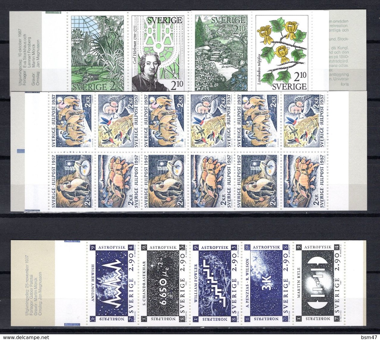 Zweden: 1987 - Verschillende Boekjes Postfris / Various Booklets MNH - 1981-..