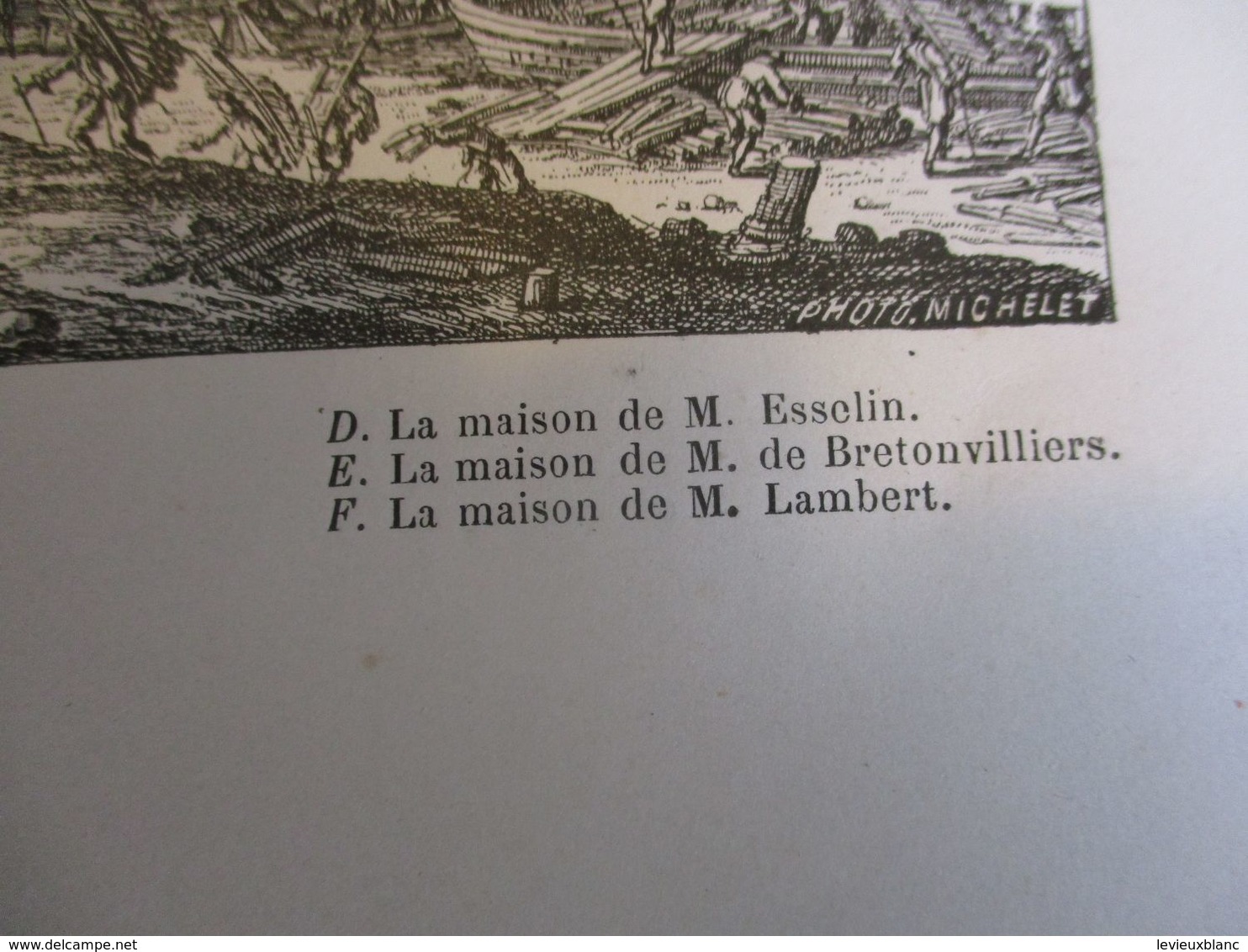 Grande Gravure Vue Du Pont Marie /PARIS Sous LOUIS XIV/Monuments Et Vues/A Maquet/1883 GRAV378 - Estampes & Gravures