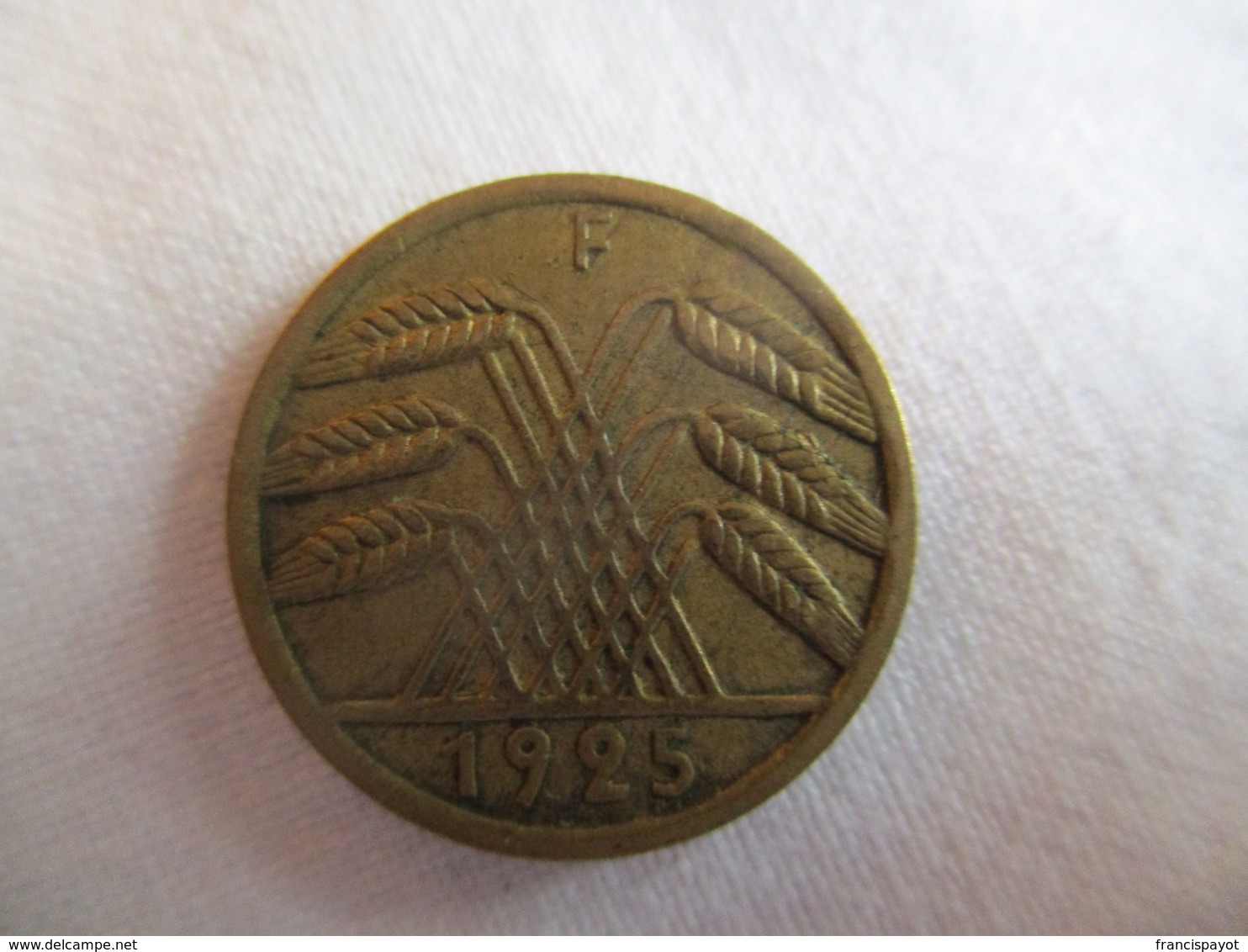 5 Pfennig 1925 F - 5 Rentenpfennig & 5 Reichspfennig