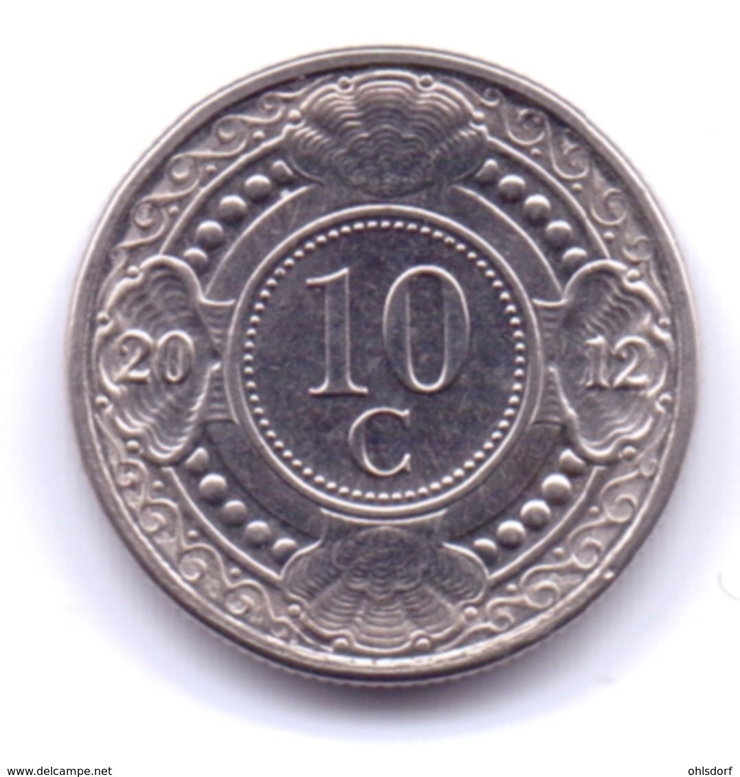 NETHERLAND ANTILLAS 2012: 10 Cents, KM 34 - Nederlandse Antillen