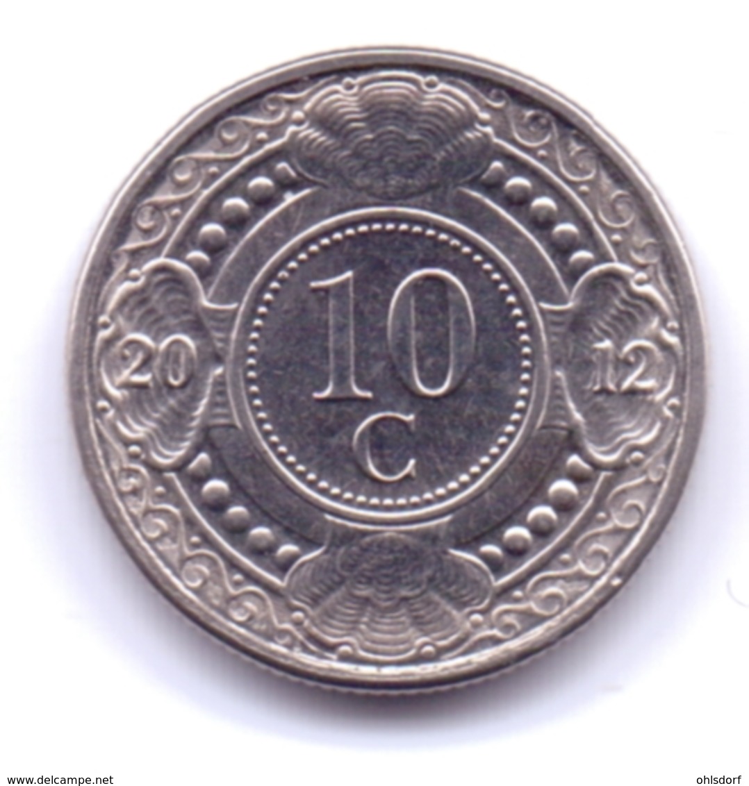 NETHERLAND ANTILLAS 2012: 10 Cents, KM 34 - Antille Olandesi