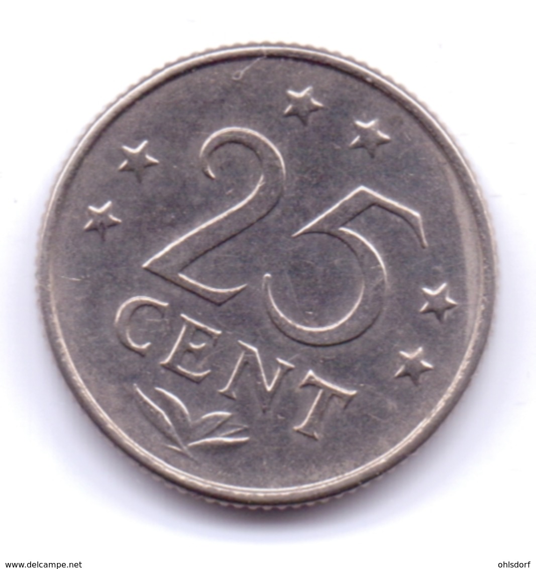 NETHERLAND ANTILLAS 1976: 25 Cents, KM 11 - Antille Olandesi