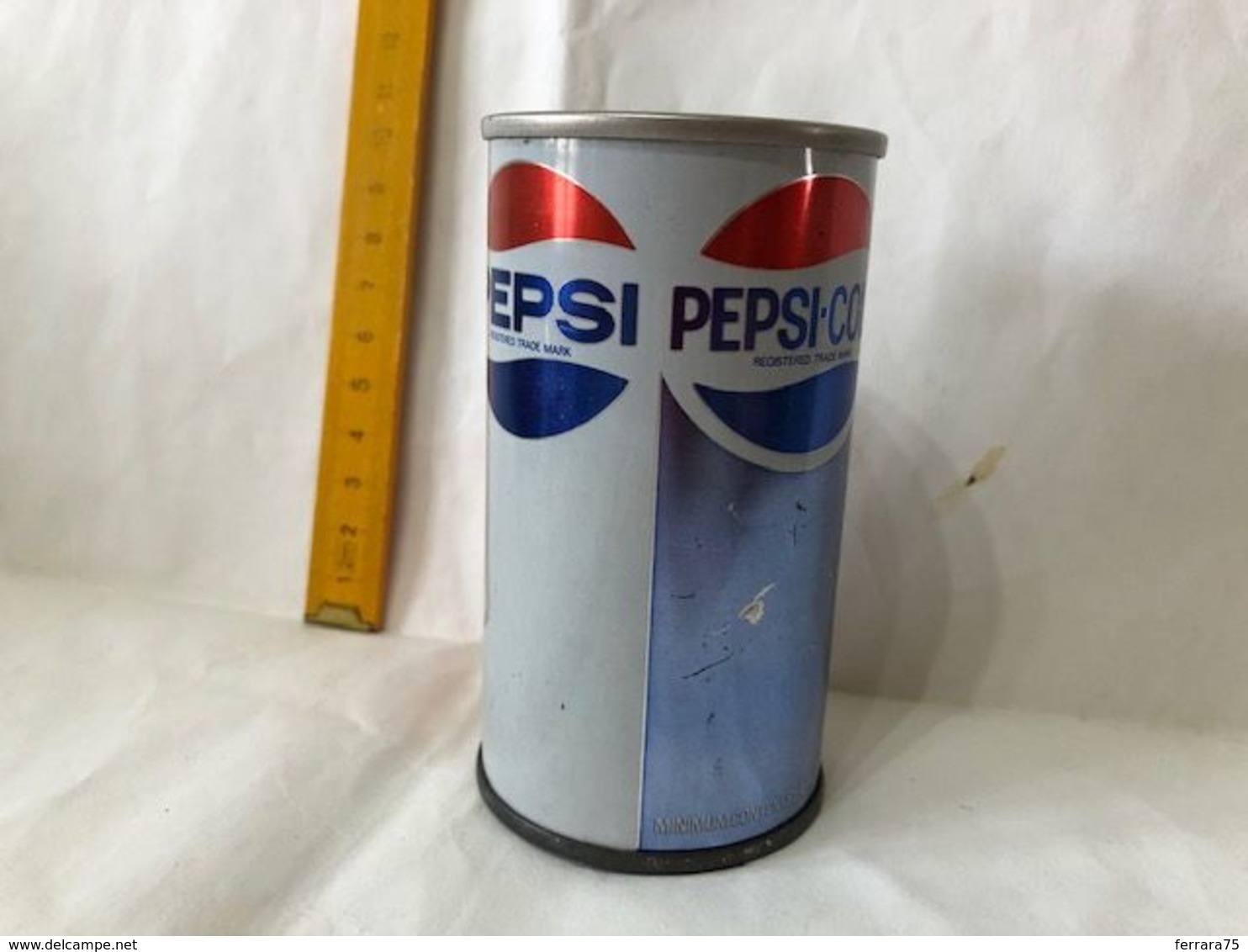 PEPSI COLA LATTINA DA 156 ML VINTAGE MADE IN NEW YORK VUOTA RARA. - Latas