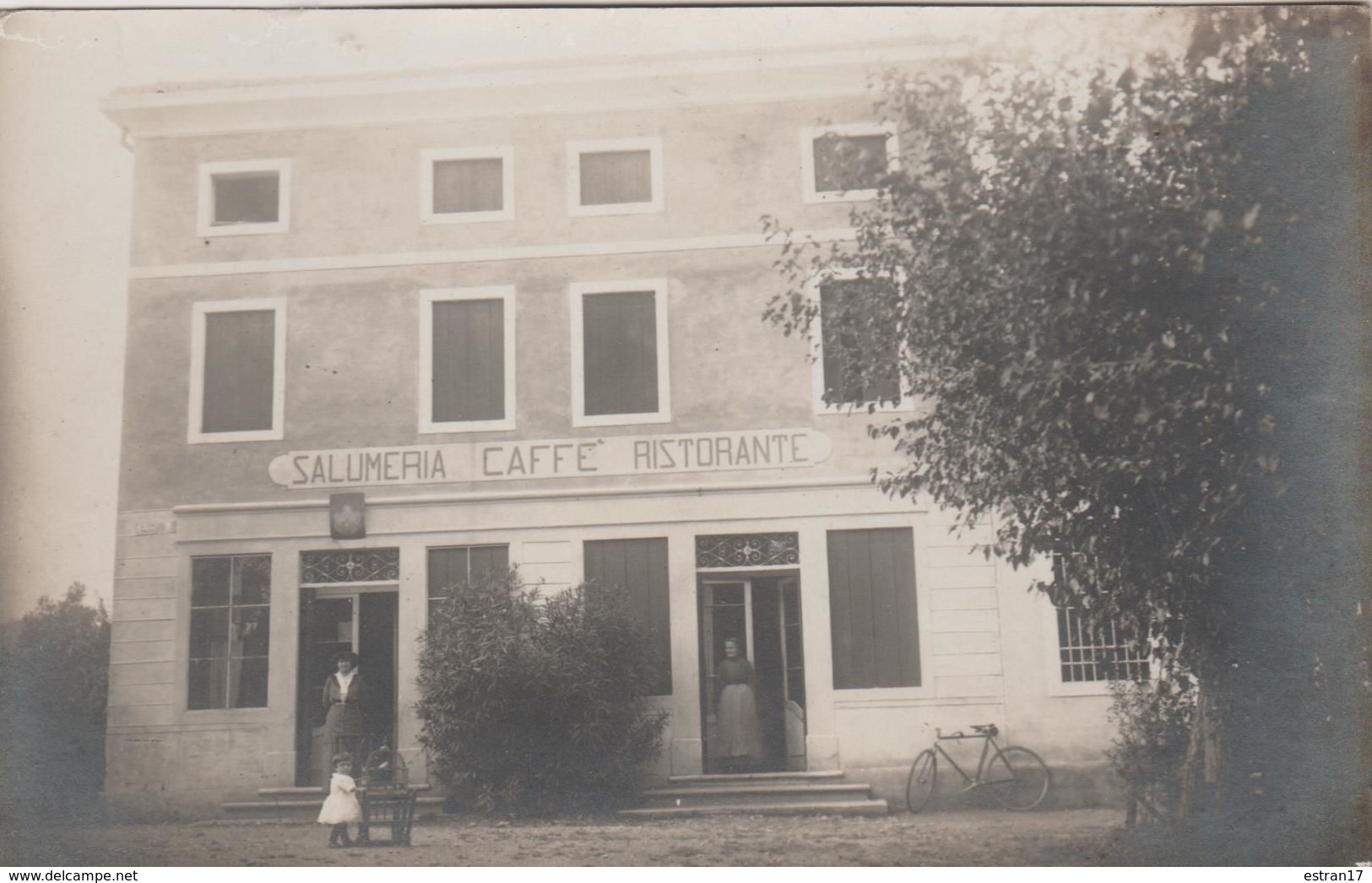 ITALIE CARTE PHOTO SALUMERIA CAFE RISTORANTE - Andere & Zonder Classificatie