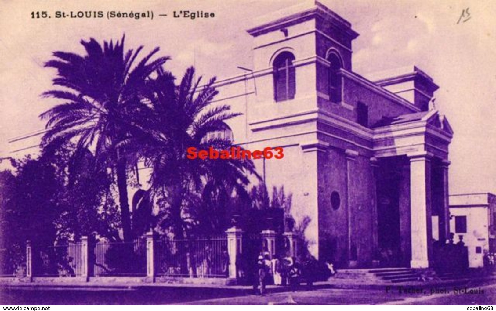 Saint-Louis - L'Eglise - 1924 - Sénégal