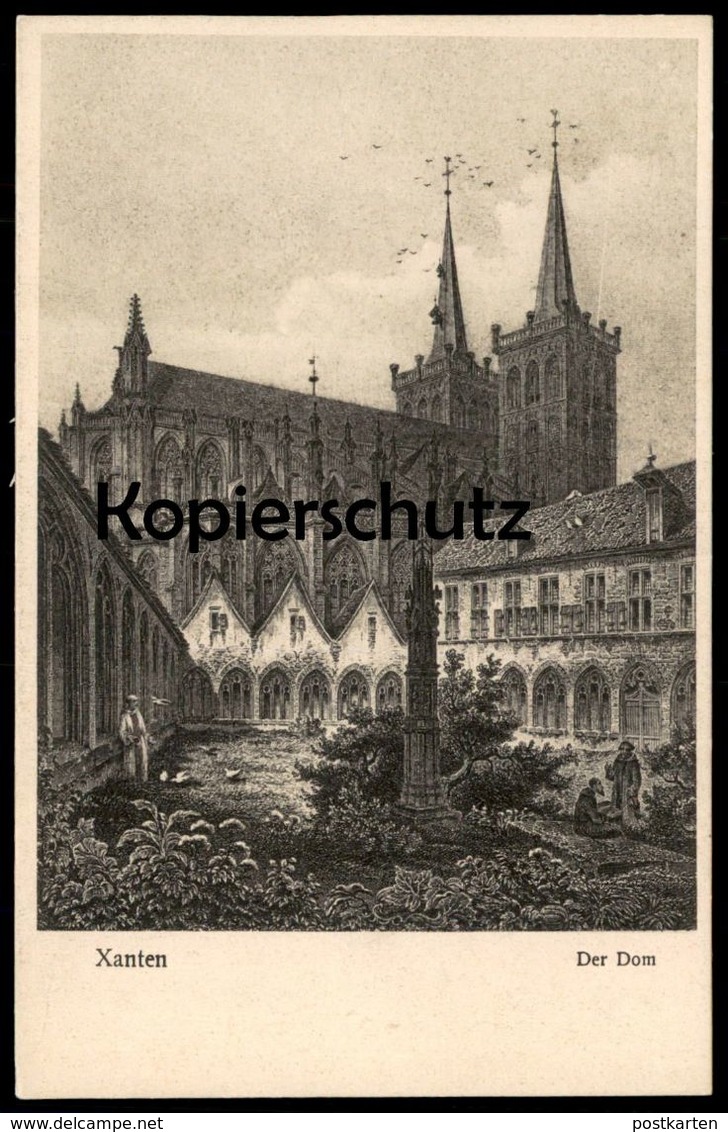 ALTE KÜNSTLER POSTKARTE XANTEN DER DOM Kirche Church église Ansichtskarte AK Postcard Cpa - Xanten