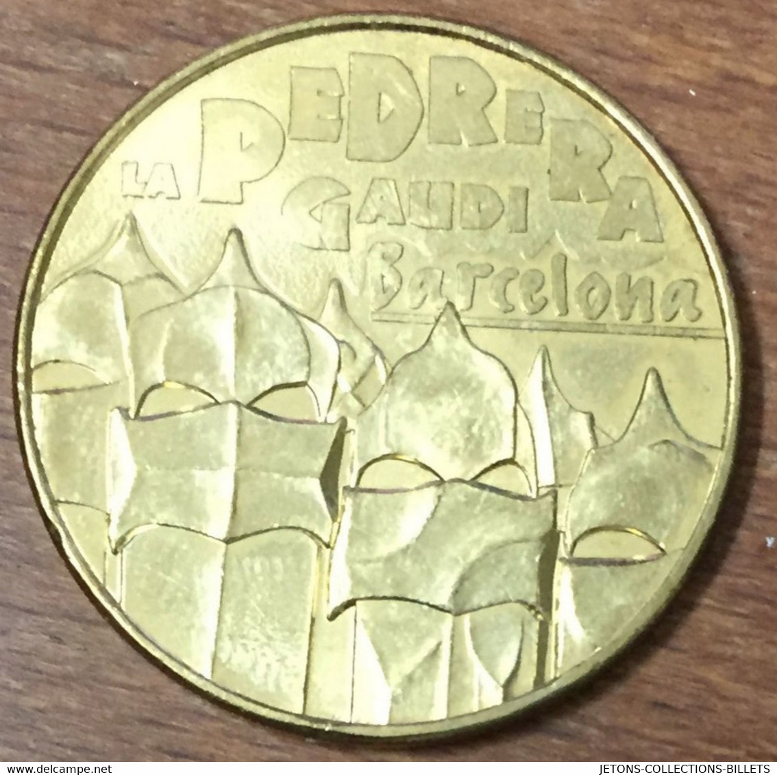 ESPAGNE LA PEDRERA GAUDI BARCELONA MDP 2013 MEDAILLE SOUVENIR MONNAIE DE PARIS JETON TOURISTIQUE MEDALS COINS TOKENS - 2013