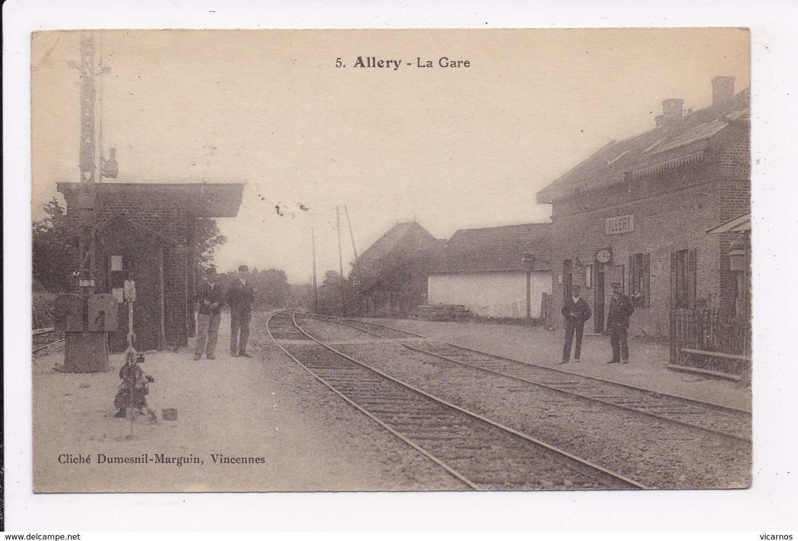 CP 80 ALLERY La Gare - Sonstige & Ohne Zuordnung