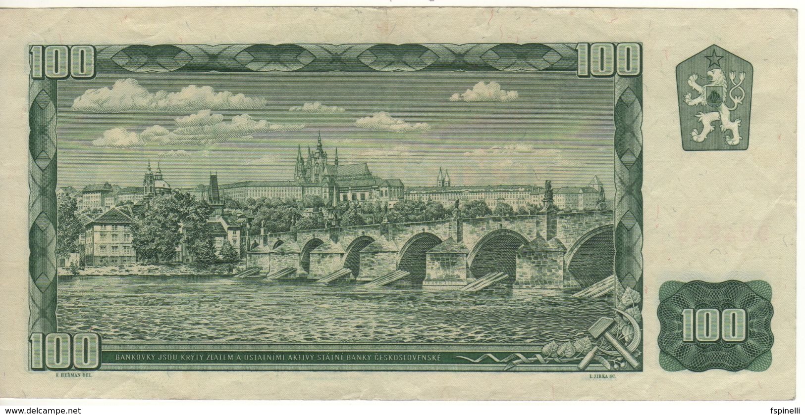 CZECHOSLOVAKIA   100 Korun   P91k    Prefix G     1961 - Czechoslovakia