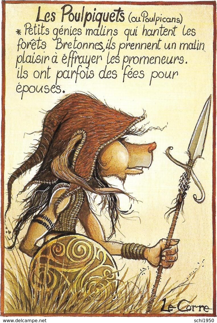 ~  JP  ~   Illustrateur  Nicolas   LE   CORRE     ~     Les Poulpiquets      ~ - Altri & Non Classificati