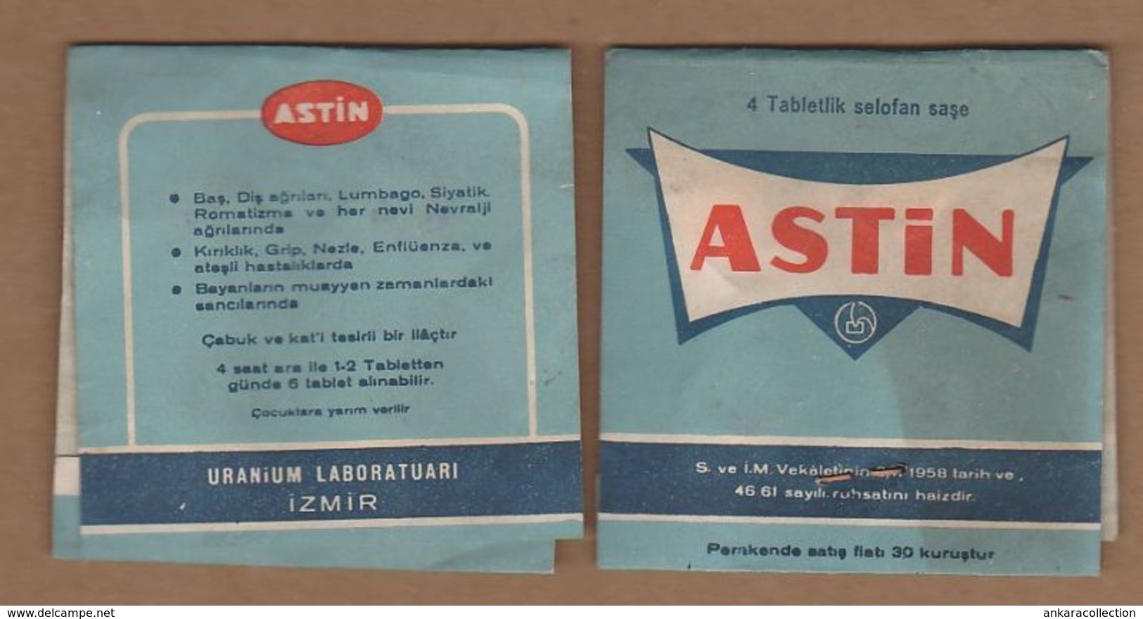 AC - ASTIN PAIN KILLER MEDICINE UNOPENED BOX NOT USABLE FOR COLLECTION - Medical & Dental Equipment