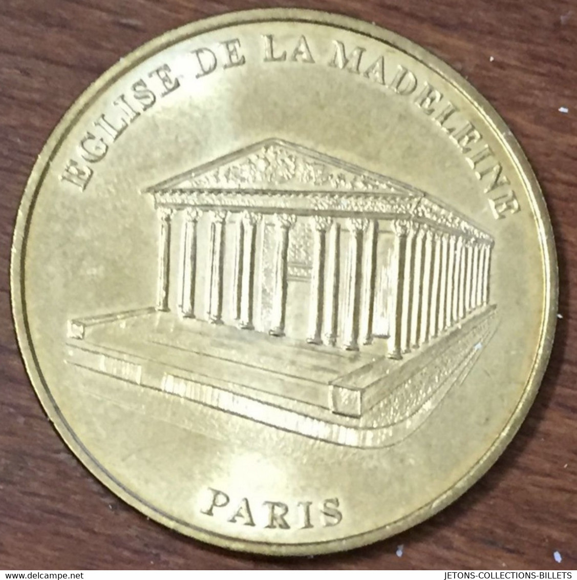 75008 PARIS ÉGLISE DE LA MADELEINE MDP 2009 MEDAILLE SOUVENIR MONNAIE DE PARIS JETON TOURISTIQUE MEDALS COINS TOKENS - 2009