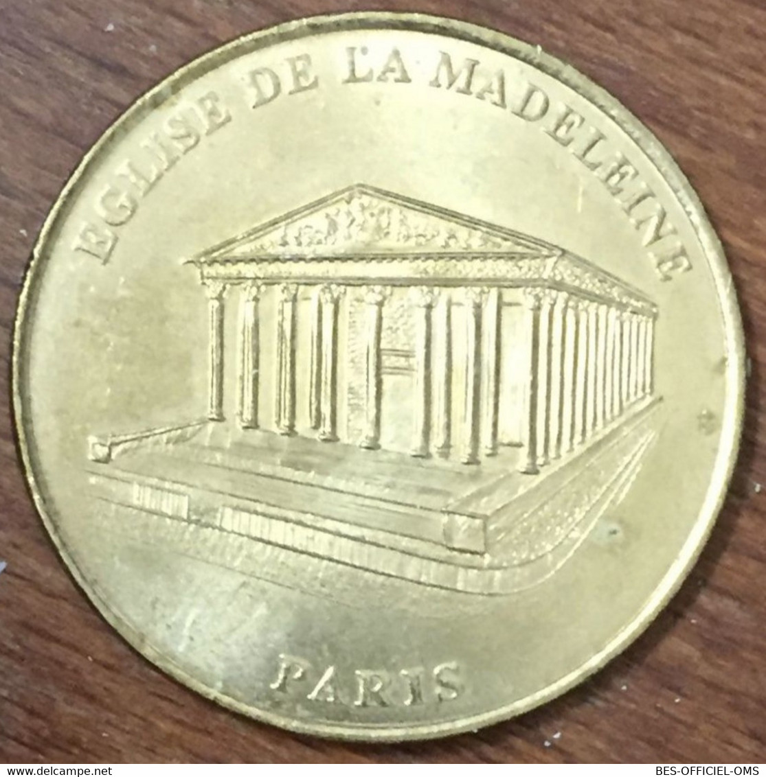 75008 PARIS ÉGLISE DE LA MADELEINE MDP 2006 B MEDAILLE SOUVENIR MONNAIE DE PARIS JETON TOURISTIQUE MEDALS COINS TOKENS - 2006