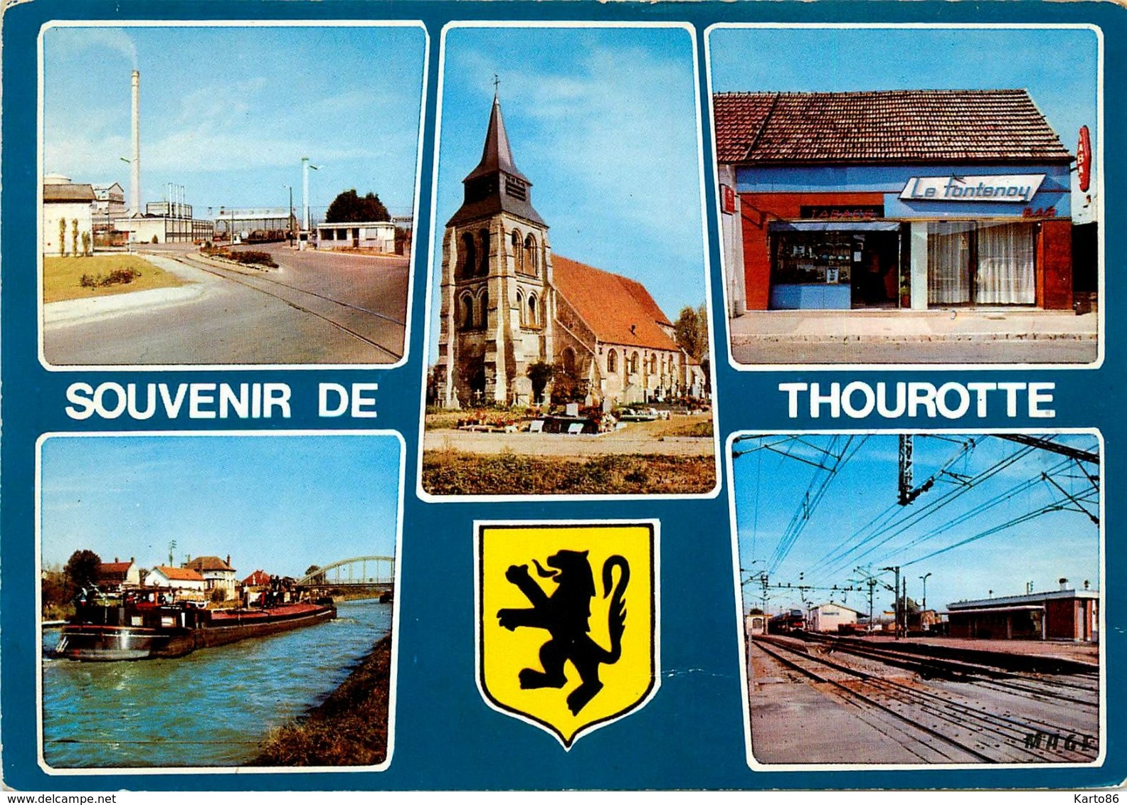 Thourotte * Souvenir De La Commune * Multivues - Thourotte