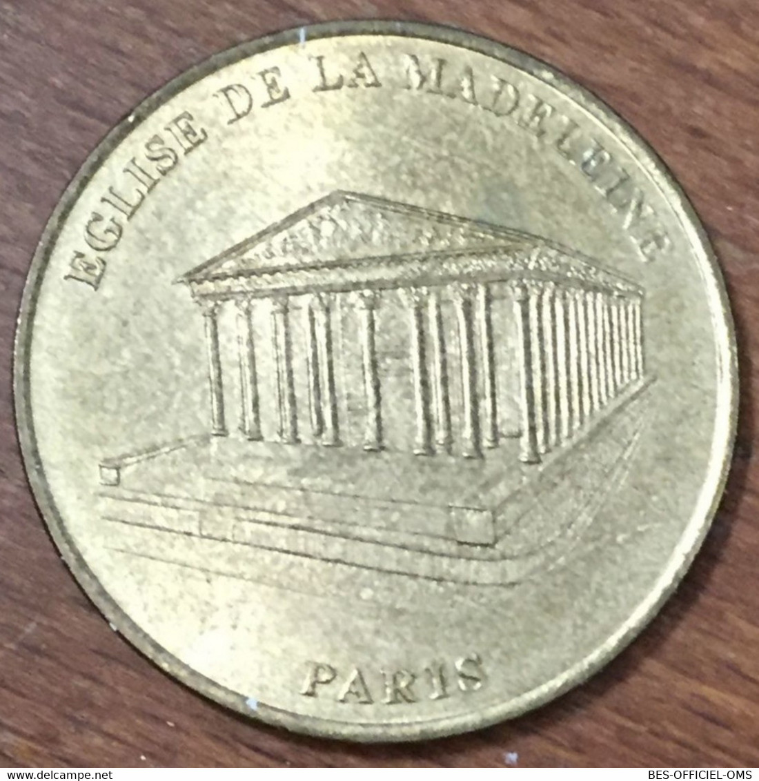 75008 PARIS ÉGLISE DE LA MADELEINE MDP 2002 MEDAILLE SOUVENIR MONNAIE DE PARIS JETON TOURISTIQUE MEDALS COINS TOKENS - 2002