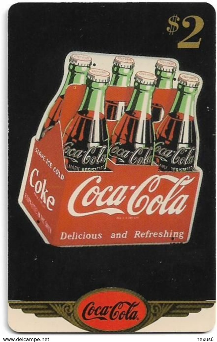 USA - Sprint - Coke National '96 (GOLD VALUE) - SBI-1157 - Advert. #21, Remote Mem. 2$, 2.715ex, Used - Sprint