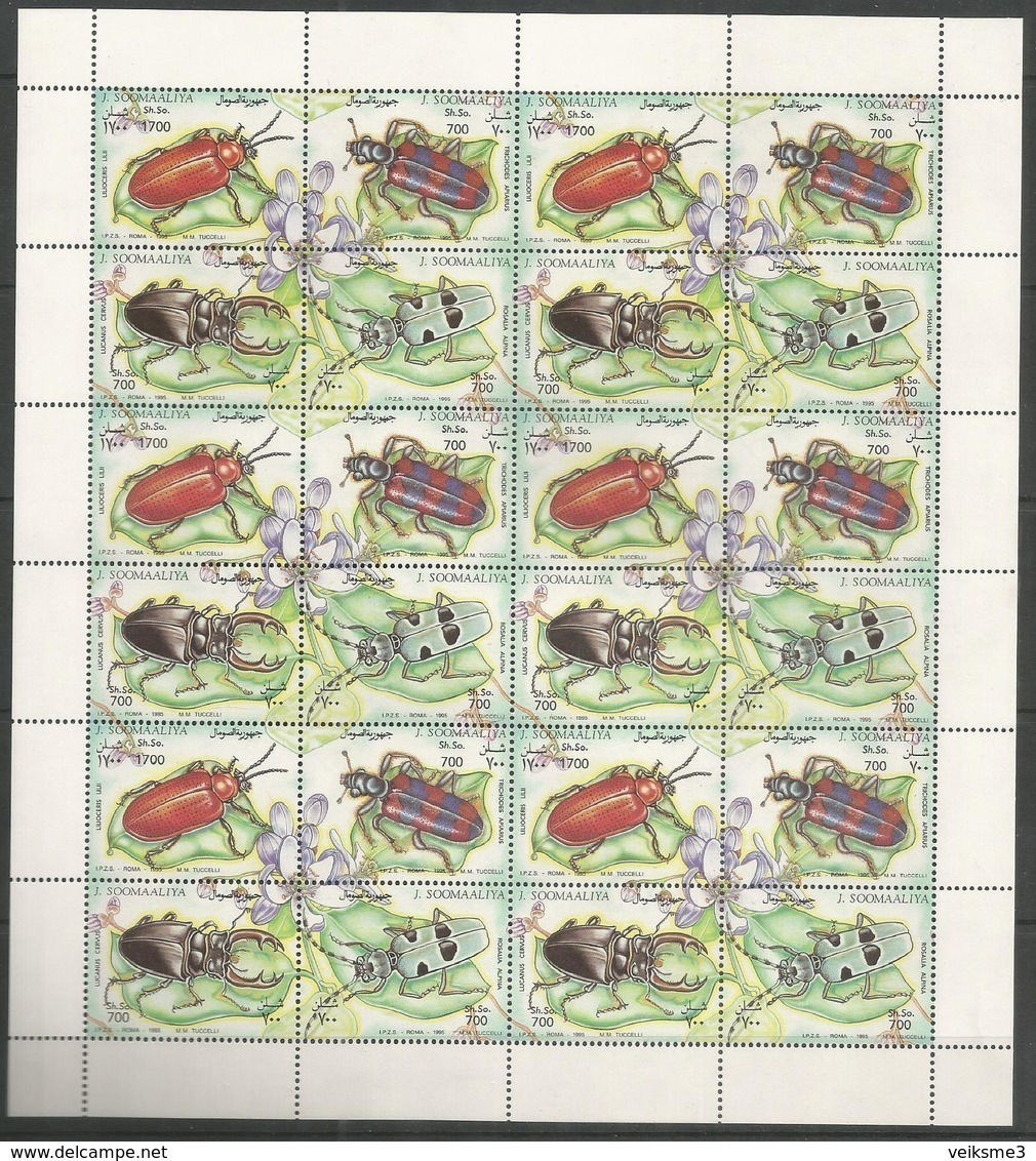 SOMALIA - MNH - Animals - Insects - Beetles - 1995 - Otros & Sin Clasificación