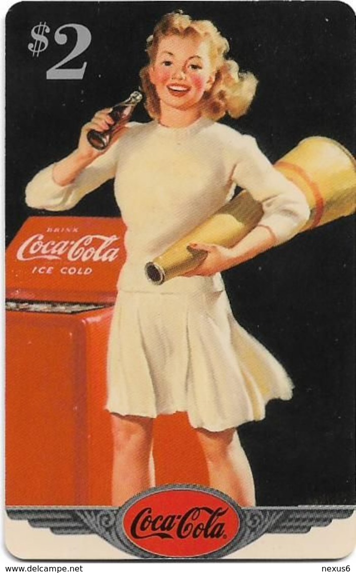 USA - Sprint - Coke National '96 (SILVER VALUE) - SBI-1136 - Advert. #25, Remote Mem. 2$, 4.050ex, Used - Sprint
