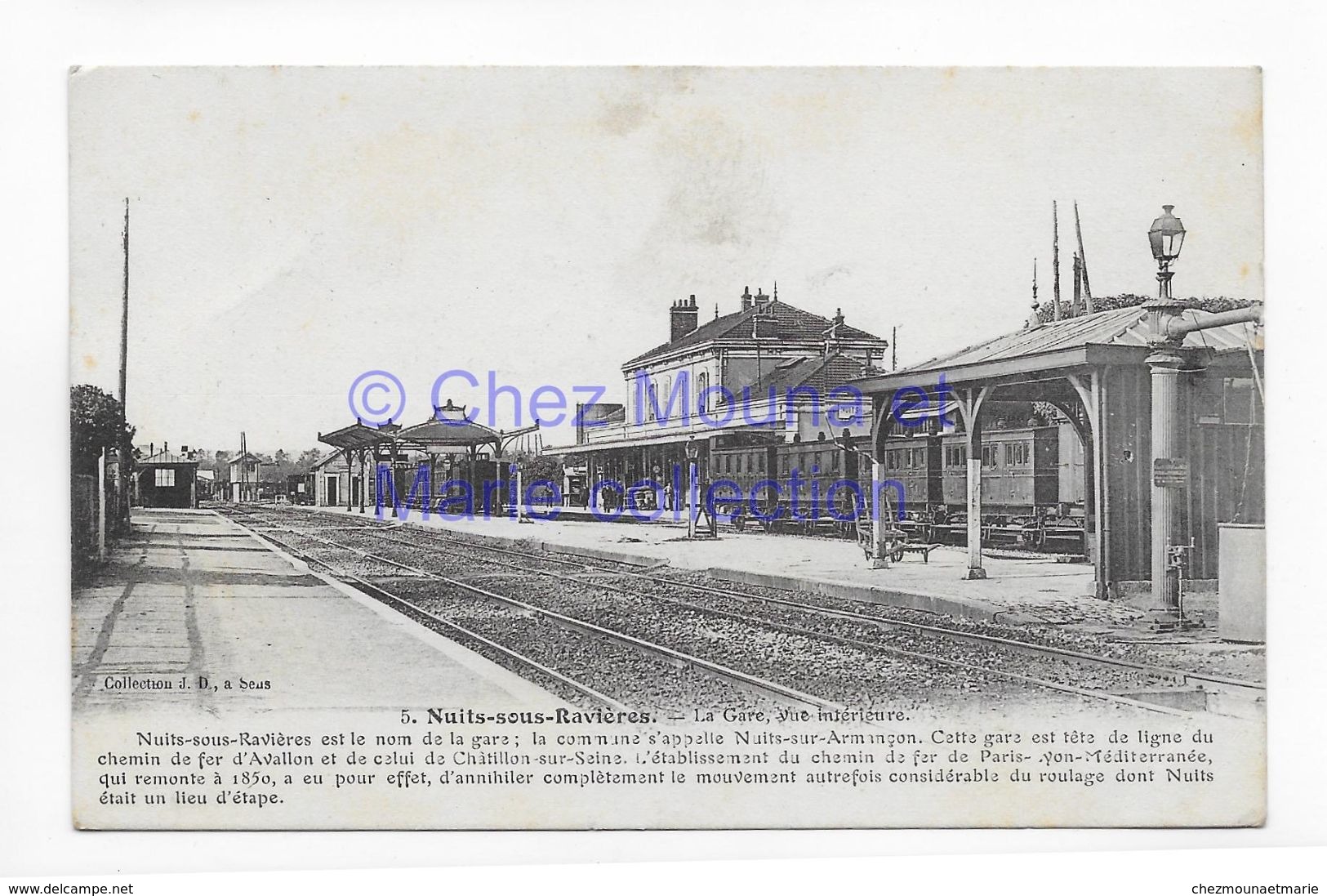 NUITS SOUS RAVIERES LA GARE CAPITAINE SAVARY 53 RIT 1915 A ERNEST BOURON NICE 4 RUE MARCEAU - CPA MILITAIRE - Personen