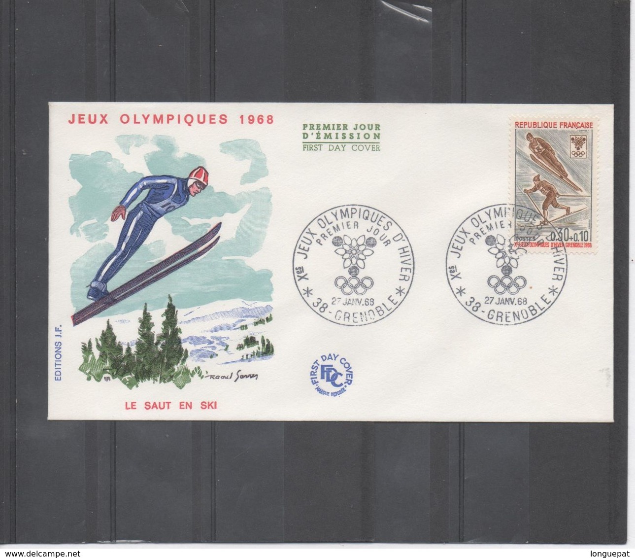 FRANCE - Jeux Olympiques D'Hiver à Grenoble - Premier Jour - Saut En Ski - Winter 1968: Grenoble