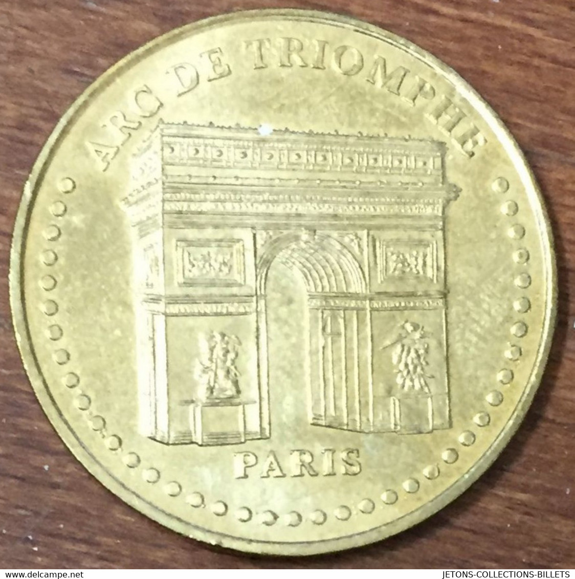 75008 PARIS ARC DE TRIOMPHE MDP 2009 CMN MÉDAILLE MONNAIE DE PARIS JETON TOURISTIQUE MEDALS COINS TOKENS - 2009