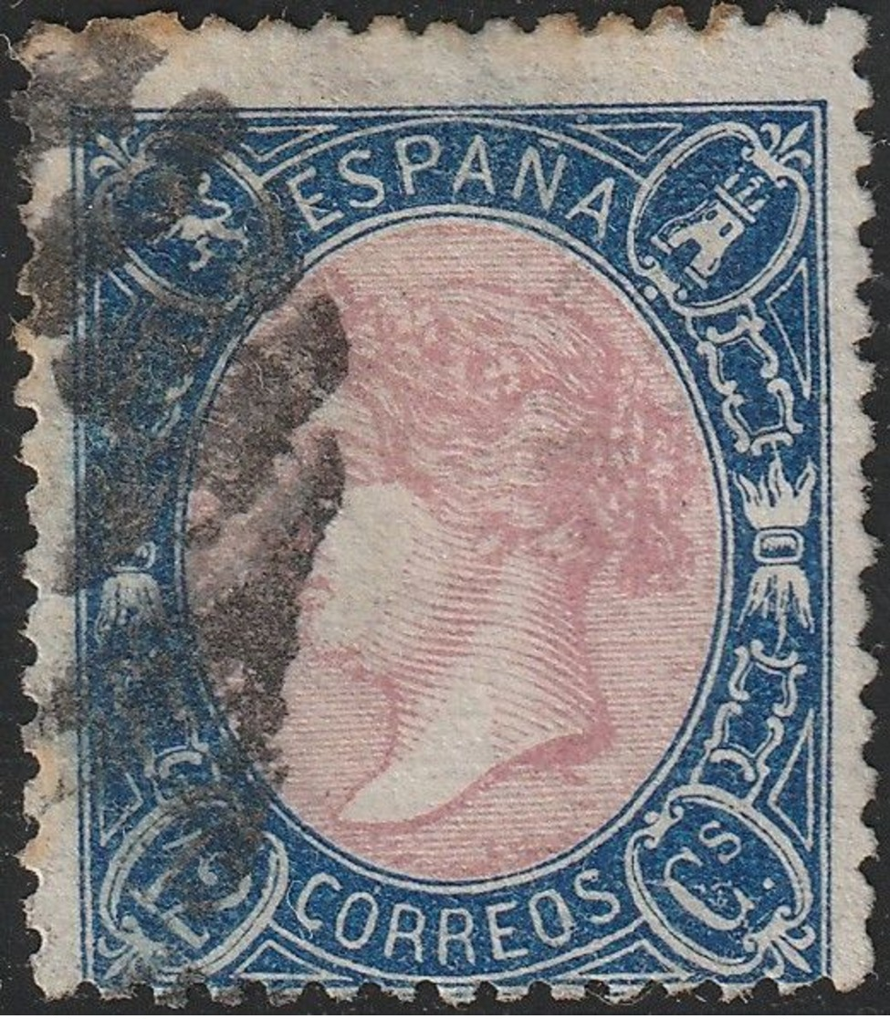 1865. º Edifil: 76. ISABEL II - Used Stamps