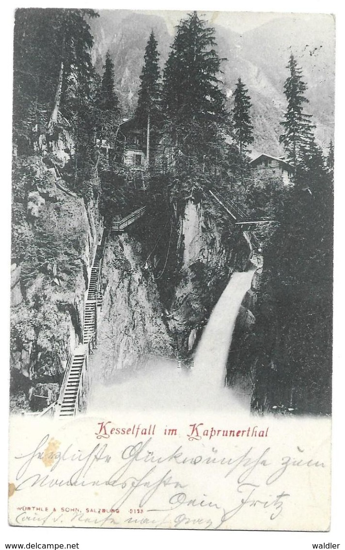 5710  KESSELFALL IM KAPRUNERTAL  1902 - Kaprun