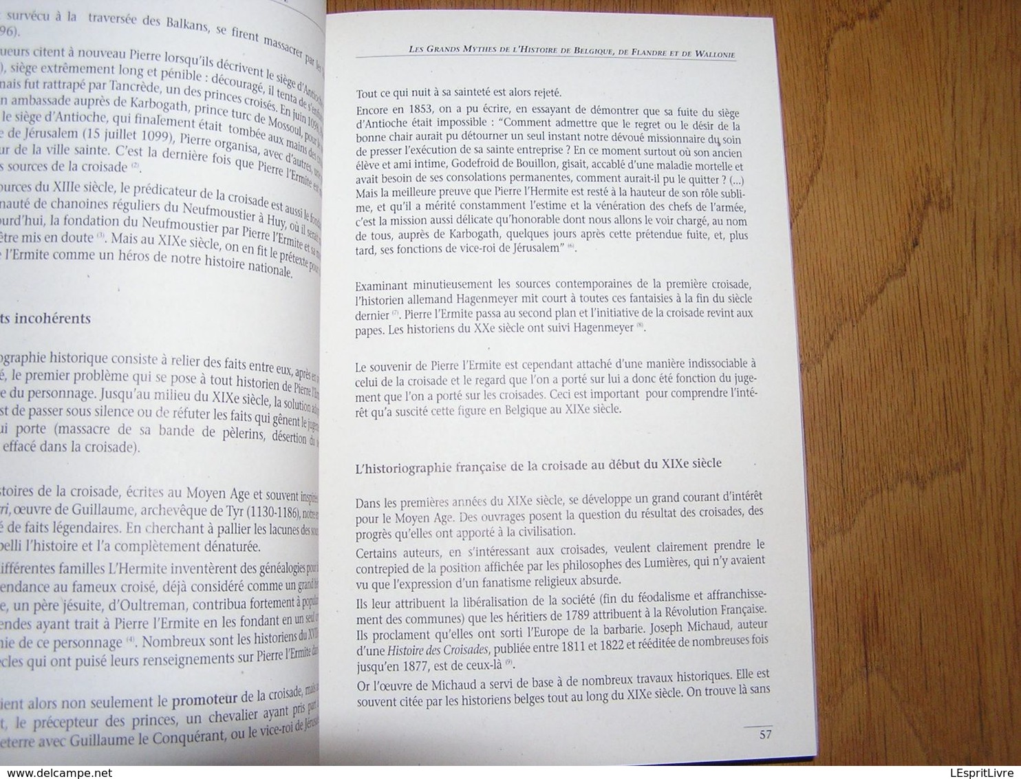 LES GRANDS MYTHES DE L'HISTOIRE DE BELGIQUE Morelli Régionalisme Révolution Charles Quint Charlemagne Godefroid Bouillon