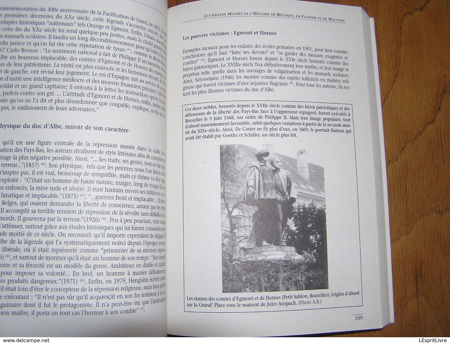 LES GRANDS MYTHES DE L'HISTOIRE DE BELGIQUE Morelli Régionalisme Révolution Charles Quint Charlemagne Godefroid Bouillon