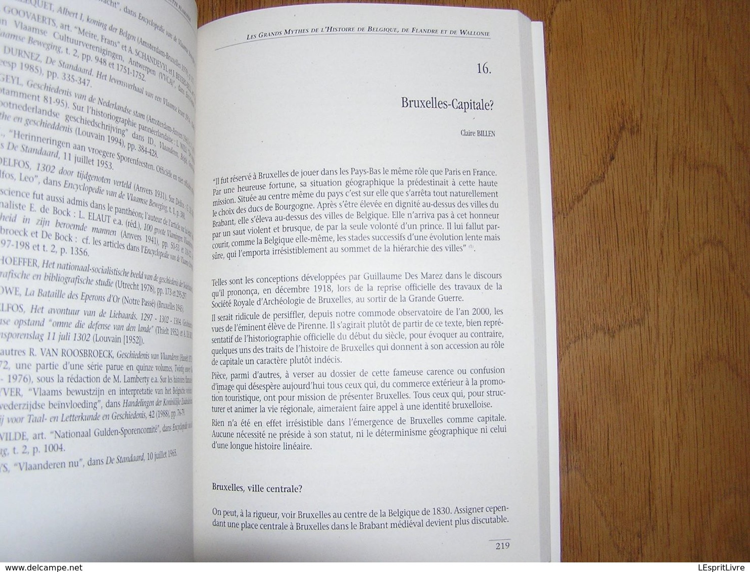 LES GRANDS MYTHES DE L'HISTOIRE DE BELGIQUE Morelli Régionalisme Révolution Charles Quint Charlemagne Godefroid Bouillon