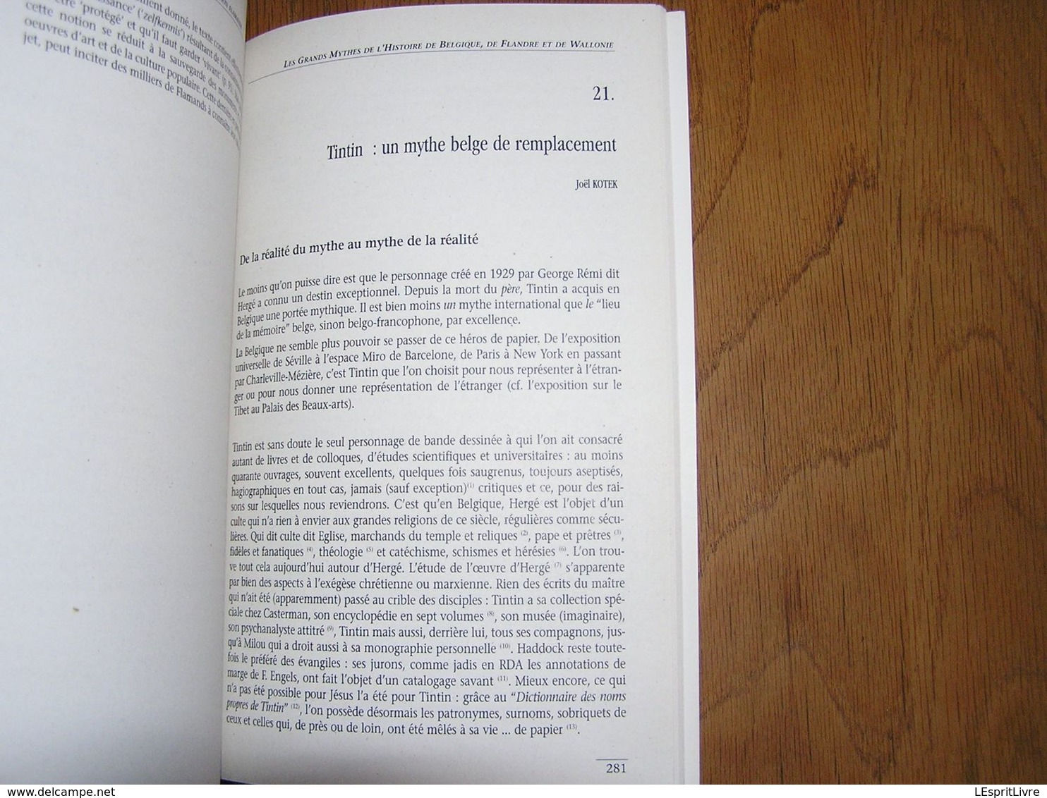 LES GRANDS MYTHES DE L'HISTOIRE DE BELGIQUE Morelli Régionalisme Révolution Charles Quint Charlemagne Godefroid Bouillon