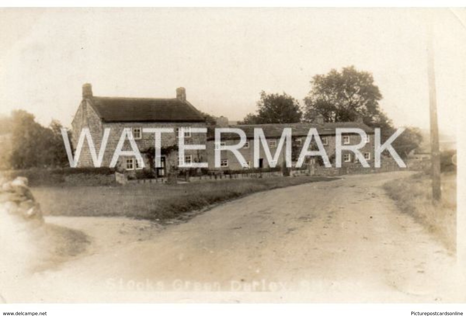 DARLEY STOCKS GREEN OLD R/P POSTCARD HARROGATE YORKSHIRE - Harrogate