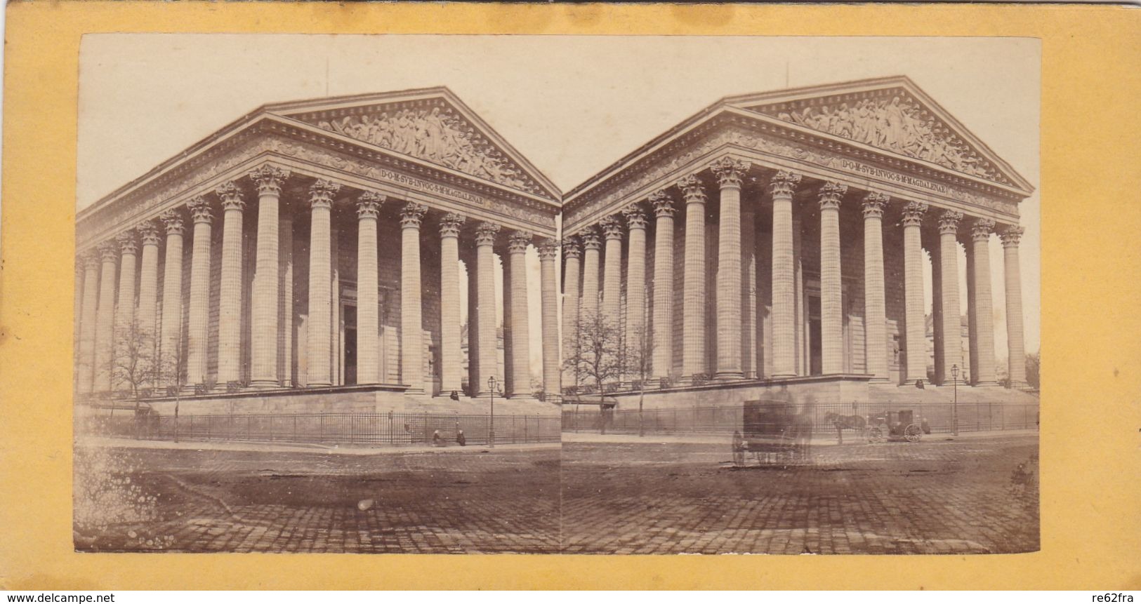 Paris, Madeleine - Stereoview Stereophoto 3D - Years '1860 - Stereoscopio